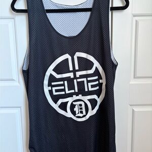 Black Elite Basketball Tank Top